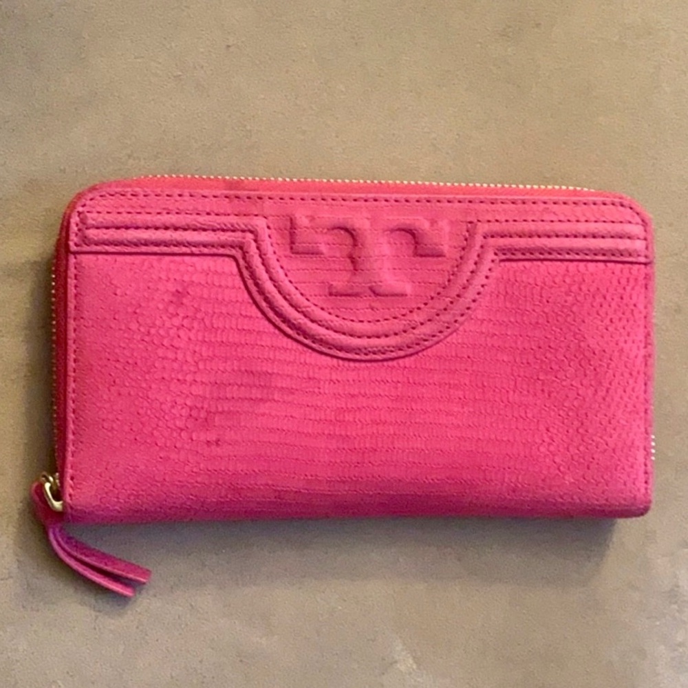 Tory Burch Wallet Flamingo Pink